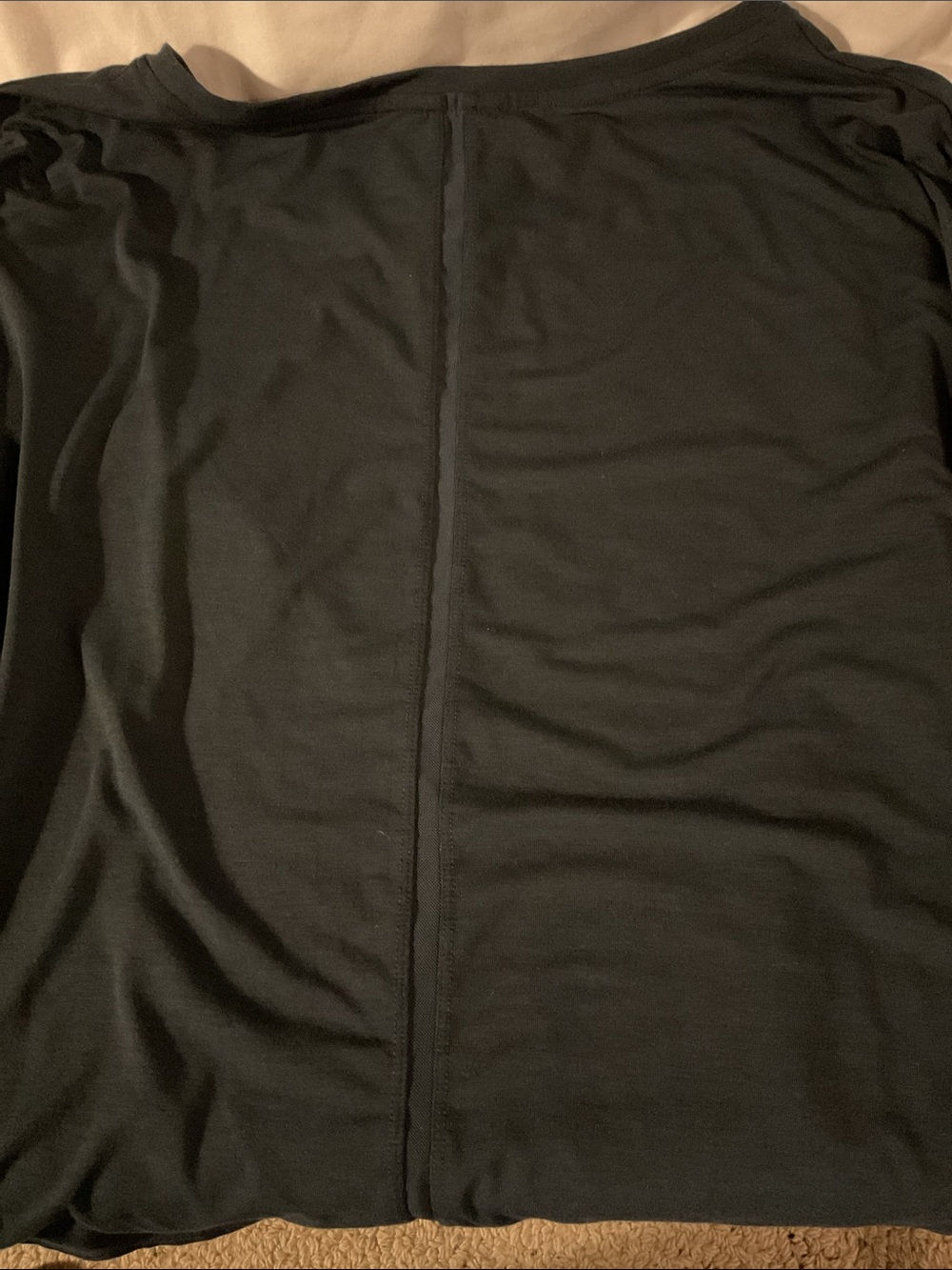MPG Long Slv. Shirt Women’s XL Long Sleeve Shirt XL Navy Blue Athleisure Dance - Picture 3 of 4